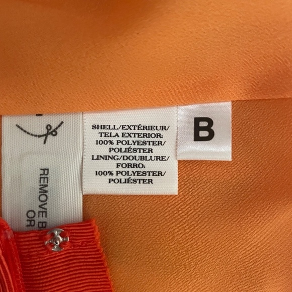 NWT Ann Taylor Maxi Skirt, Orange, Size XSP - Picture 5 of 6